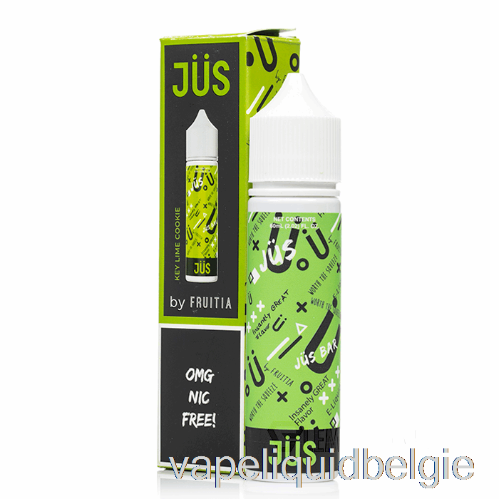 Vape Smaken Key Lime Cookie - Jus E-liquid - 60ml 0mg